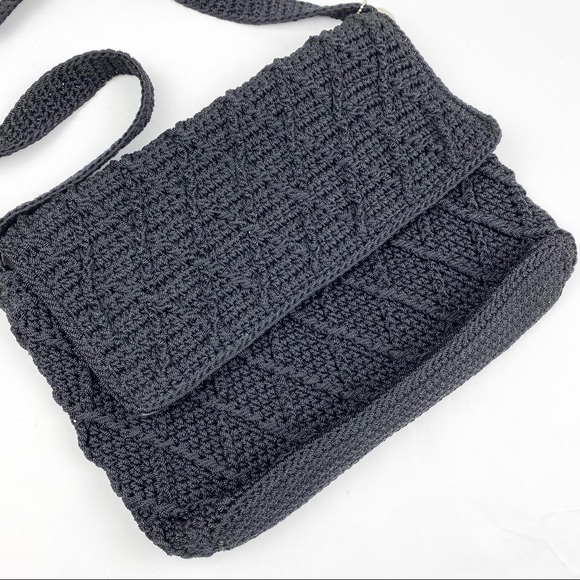 The Sak Crochet Black Shoulder Bag - Picture 4 of 5